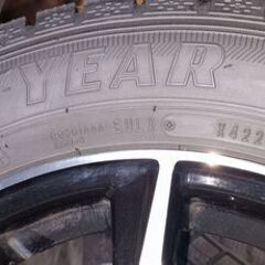 15インチスタッドレスタイヤ・アルミホイール　４本セットの画像