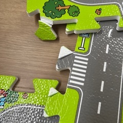 クッションマット　パズルマット　道路の画像