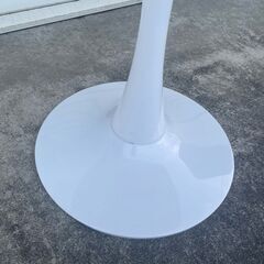【那須町役場】リプロダクト　チューリップテーブル　白　ダイニングテーブル【管理番号348】の画像