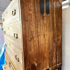 アンティーク 和箪笥 タンス 木製の画像