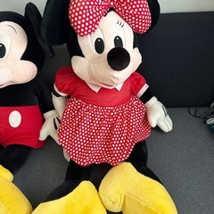 ミッキー　ミニー　ぬいぐるみの画像