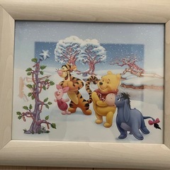 プーさん　フレーム　2つセットの画像