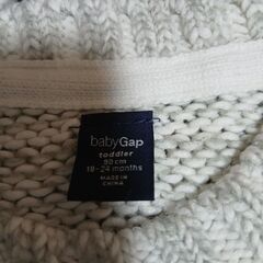 (受け渡し決定)ベビーGAP　ニットワンピース　90の画像
