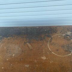 【那須町役場】昭和レトロ　木製事務机　テーブル　オフィス　カフェ　古道具【管理番号350】の画像