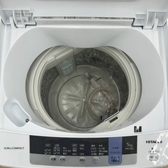 リユースのサカイ東金店 HITACHI 洗濯機 19年製 5kg TJ15917の画像