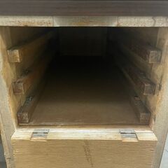 【那須町役場】昭和レトロ　木製事務机　テーブル　オフィス　カフェ　古道具【管理番号351】の画像