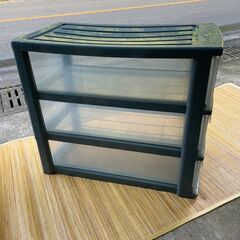 【リユースショップスパークル】衣装ケース　No.99　3段収納　チェスト　押入れ収納　収納ケース　配送設置可能♪の画像