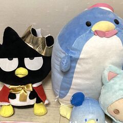 サンリオキャラクター　ぬいぐるみ・グッズ　まとめて　キティ　シナモン　マイメロ　クロミ　けろっぴ　ばつ丸　ポムポムプリンの画像