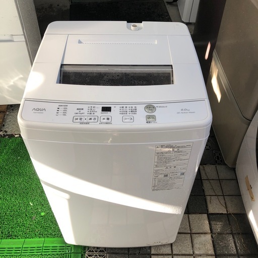 2023年製　アクア　全自動電気洗濯機　6.0kg  AQW-KS6N  ST