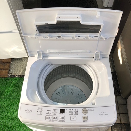 2023年製　アクア　全自動電気洗濯機　6.0kg  AQW-KS6N  ST