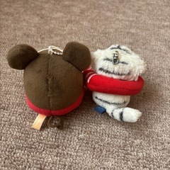 ぬいぐるみキーホルダー2点セットの画像