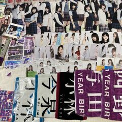 乃木坂46 欅坂46　グッズ　大量まとめ　Tシャツ タオル ブロマイド ペンライト アクキー クリアファイル タペストリー ハンガー 団扇 他の画像