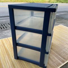 【リユースショップスパークル】ワイドチェスト　No.100　3段収納　衣類収納　収納ケース　TENMA　配送設置可能♪の画像