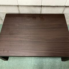 YAMAZEN 山善 木製 ローテーブル 座卓 ブラウン 幅105cm×奥行75cm×高さ38cmの画像