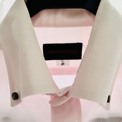 【11/7(金)まで】【ワイシャツ】マッキンゼー MACKENZIE シャツ 半袖　メンズ おしゃれ 未使用に近いの画像