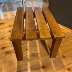 木製踏み台　花台の画像