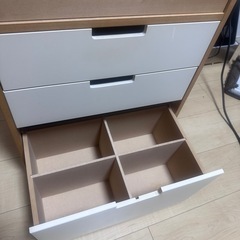 【同アカウント他商品を値引いてセット販売可能】収納タンスの画像