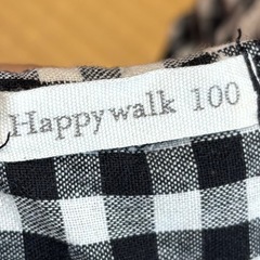 バースデイ ギンガムチェック 襟付き ブラウス 100の画像