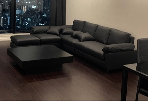 高級感あるレザーソファ［商談成立 ］