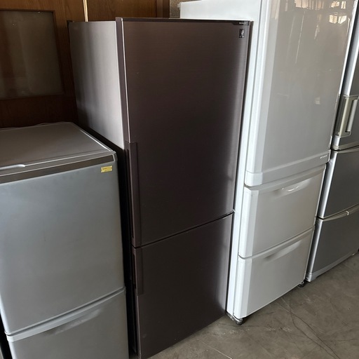 配達応談　シャープ 冷蔵庫 271L 大きめ2ドア 2017年製　SJ-PD27C-T