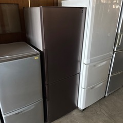 配達応談　シャープ 冷蔵庫 271L 大きめ2ドア 2017年製...