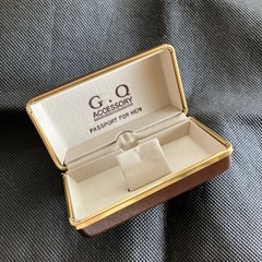 ケース ネクタイピン 昭和　G.Q ACCESSORY 約8×4.5×2.5㎝の画像