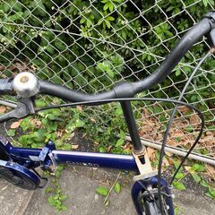 【リサイクルショップどりーむ鹿大前店】No.529　折り畳み式自転車　20inch　ライトOK　折り畳み式　サドル調整可能　ベル〇　鍵なしの画像