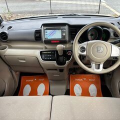 【総額コミコミ】広島発プライムゲート24年NBOX　GLパッケージ　車検令和９年６月２０日まで　ワンオーナー　純正ナビ　地デジテレビ　バックモニター　左パワースライドドア　ETC　ドラレコ　スマートキー　プライバシーガラス　タイミングチェーン　ディーラー系オートオークション仕入　軽自動車　軽スライド　格安の画像