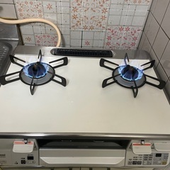 [⚠️一部訳あり 美品] 2019年製 リンナイ ラクシエ　 パールクリスタル：ホワイト　都市ガス RTS65AWKR 右強の画像