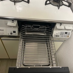 [⚠️一部訳あり 美品] 2019年製 リンナイ ラクシエ　 パールクリスタル：ホワイト　都市ガス RTS65AWKR 右強の画像