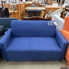 リユースのサカイ東金店 2人掛けソファー 青 TJ15924