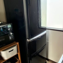 三菱黒色冷蔵庫