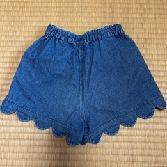petit main デニム ショートパンツ 100の画像