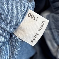 petit main デニム ショートパンツ 100の画像