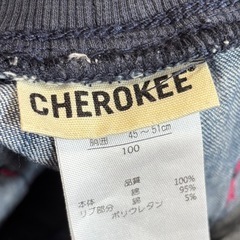 西松屋 CHEROKEE 花柄 ハーフパンツ 100の画像