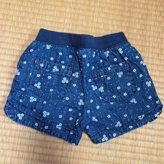 西松屋 CHEROKEE 花柄 ハーフパンツ 100の画像