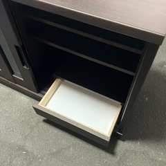 ロ2511-078 ニトリ　サイドボード　スライド2枚扉　キズ汚れ有りの画像