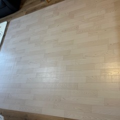 木目調フロアラグ　マット　カーペット　ニトリの画像