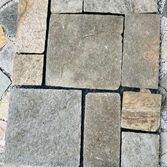 【取引中】天然石　ガーデンタイル　メッシュタイル　4枚の画像