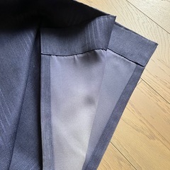 カーテン２枚セット　ネイビーの画像