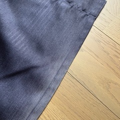 カーテン２枚セット　ネイビーの画像