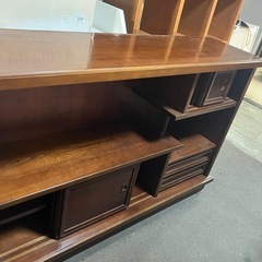 ロ 2511-079 木製 キャビネット 飾り棚  キズ 汚れありの画像