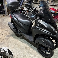 【YAMAHA トリシティ155 ETC 側車付き登録　スペーサ付き　好調の画像