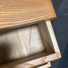 O 2511-081 レトロ小物入れ　収納3段　木製　キズ汚れ有りの画像