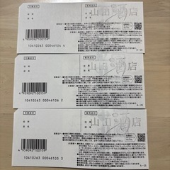 ビール共通券(瓶2本)×3枚の画像