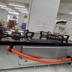★リユースのサカイ水戸店★ Rinnai ガステーブル　ＬＰガス  24年製 動作確認／クリーニング済み MT6094の画像