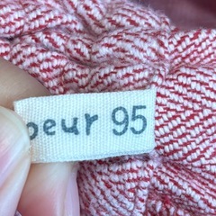 クーラクール ハーフパンツ 95 うさぎ 赤の画像