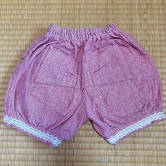 クーラクール ハーフパンツ 95 うさぎ 赤の画像