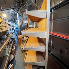 木製陳列棚 ゴンドラ 什器 シェルフ ②の画像