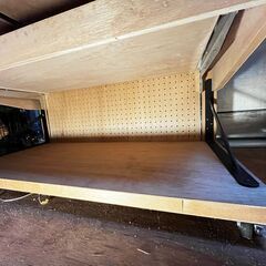 木製陳列棚 ゴンドラ 什器 シェルフ ②の画像